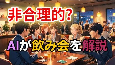 AIが飲み会を説明したら　飲み会は非効率?　AIが解く飲み代と生産性の関係　#chatgpt #aiライブストーリー