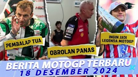 Obrolan Panas Bos Ducati &amp; Bagnaia 🫣 Martin Ingin Jadi Legenda MotoGP 😍 Zarco = Pembalap Tertua