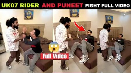 😱UK07 Rider Fight with Puneet super star | UK07 Rider ne ki puneet ki pitai | Puneet ki Pitai VIDEO