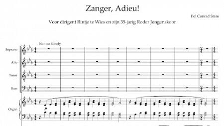 Zanger, Adieu! | Pol Stam