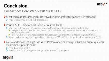 Webperformance et SEO : ce qui est utile... et ce qui ne l&#39;est pas