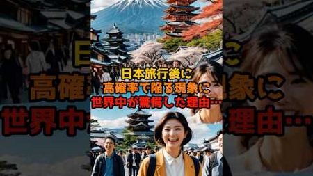 日本旅行後に高確率で陥る現象に世界中が驚愕した理由…