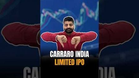 Carraro India Limited 🚀 | Hitesh Arora | IPO Update #finance #shorts