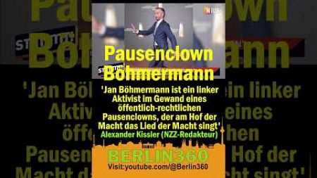 #Alexander #Kissler #NZZ #Redakteur über #Jan #Böhmermann #shorts #politik #deutschland #Pausenclown