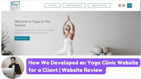 Yoga Therapy Centre | Yoga Clinic Website Kaise Banaye | How We Developed a Yoga Clinic Website