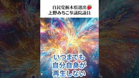 【自分を大切にする】Well-beingを使った立ち直り方を参議院議員上野みちこが教える　#立ち直る#辛い