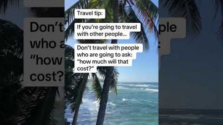 Travel tip if you’re going to travel with other people #motivationalvideo #motivationalquotes