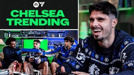 FELIX, NETO &amp; VEIGA are back for the festive season on Chelsea Trending! | Christmas Edition🎄👀