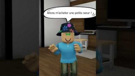 Acheter un BÉBÉ avec MAMAN dans Roblox! 👶 #shorts