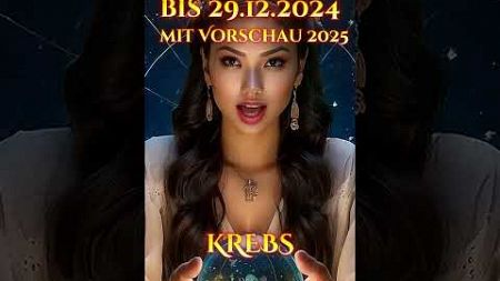 HOROSKOP KREBS 09 12 2024 bis zum 29 12 2024 3