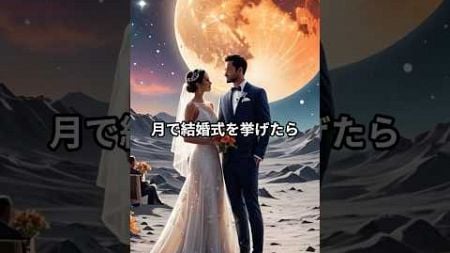 月で結婚式を挙げたら #宇宙