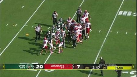 BRAWL BREAKS OUT IN OHIO vs. JAX STATE 😱 FLAGS THROWN &amp; EJECTION CALLED | ESPN College Football