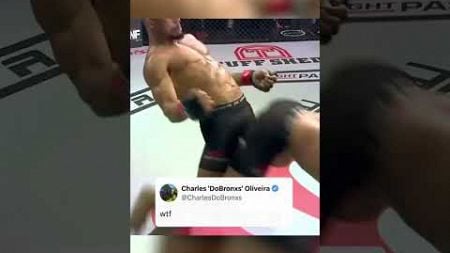 Oliveira questioned the technique 😂 (via UFC Fight Pass)