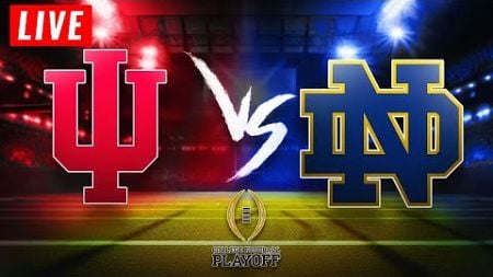 Indiana vs Notre Dame LIVE | NCAAF LIVE on ESPN | College Football Playoff first round 12/20/2024