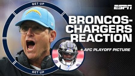 WILD COMEBACK in Broncos-Chargers 🤯 + How Lamar Jackson can overcome Steelers | Get Up