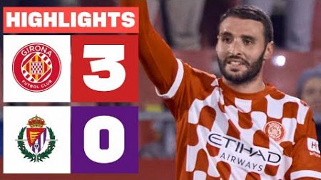 GIRONA FC 3 - 0 REAL VALLADOLID CF I RESUMEN LALIGA EA SPORTS