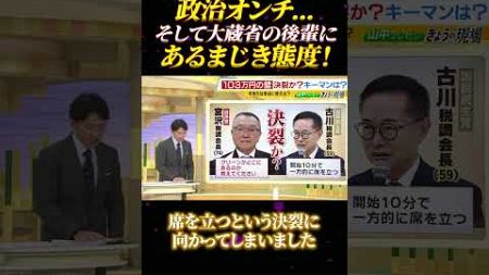 宮沢洋一 頭は良いが「政治オンチ」国民民主の古川税調会長とは『大蔵省の後輩大先輩として あるまじき態度』 #国民民主党 #ラスボス #自民党