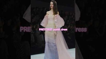 PRETTIEST pastel dress #fashion #fashionshow #model #modeling #runway #runwayshow #runwaymodel