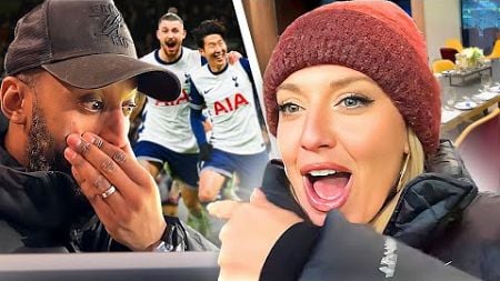 STUNNED! Flex &amp; Abbi At Spurs Hospitality For Cup Night | Vlog | Tottenham 4-3 Man United