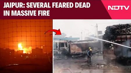 Jaipur Fire News: Several Feared Dead, Many Vehicles Burnt In Fire Outside Jaipur Petrol Pump