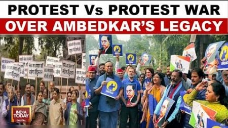 Ambedkar Faceoff In Parliament: Total Loakdown In Parliament | BJP, Congress In Big Sansad Flare-up