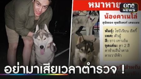 &quot;ปีเตอร์&quot; แจ้งความสุนัขหาย ตำรวจบอก &quot;เสียเวลา&quot; | ข่าวเที่ยงช่องวัน | สำนักข่าววันนิวส์