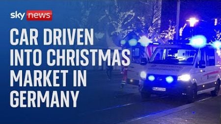 Germany: At least two dead and almost 70 injured after car ploughs into crowd in city of Magdeburg