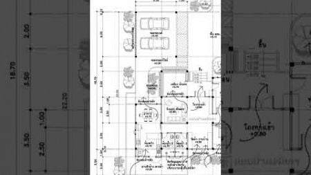 ออกแบบแปลนบ้านชั้นเดียว3นอน3น้ำ../#แบบบ้านพัสกร