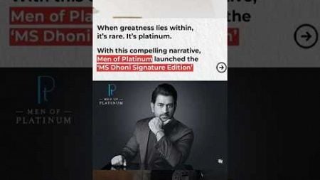 Platinum Clever Marketing with Dhoni: 🔥 | Must Watch! 🚀