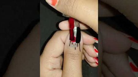 Striping tape Nail art design at home 🏡🌼#nailart#nails#naildesigns#youtubeshorts#trending#viralvideo