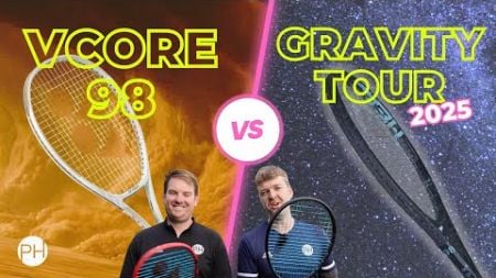 HEAD GRAVITY TOUR 98 vs YONEX VCORE 98 | Tennis Racket Review | New Tennis Racket | PH Tennis