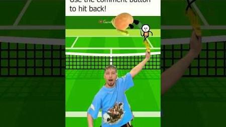 Tennis is not my game🤣🔫#tiktok #funny