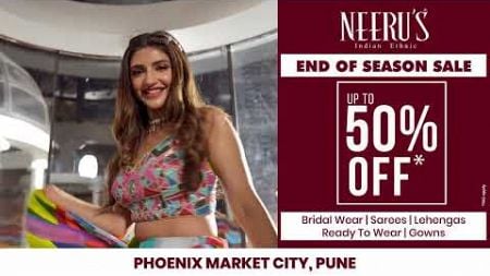 End of Season Sale is LIVE | Up to 50% OFF | Neerus | PUNE