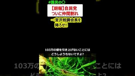 【朗報】自民党ついに仲間割れ!?「宮沢税調会長を降ろせ!!」【政治ニュース】