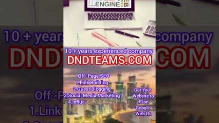 Best SEO service provider company in Busan #seo #dndteams #shorts #viralvideo #trending