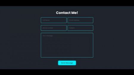 How to Create a Contact Page in HTML &amp; CSS | Easy Step-by-Step Tutorial