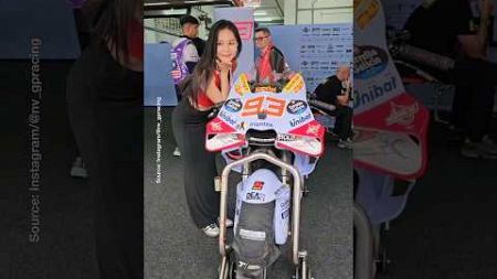 Marquez&#39;s Ducati GP23 Accompanied by a Beautiful Woman | #motogp