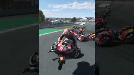 Marquez left the track