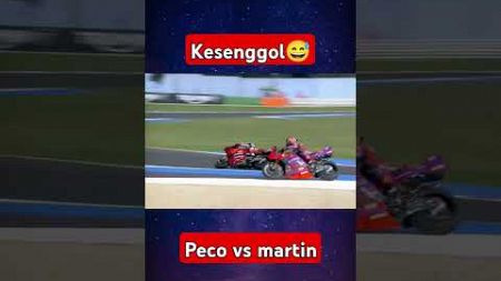 Senggolan peco &amp; martin #overtake #motogp #pecobagnaia #jorgemartin