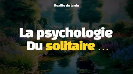 La psychologie du SOLITAIRE - carl Jung