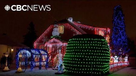 What makes some people deck out their homes in Christmas lights?