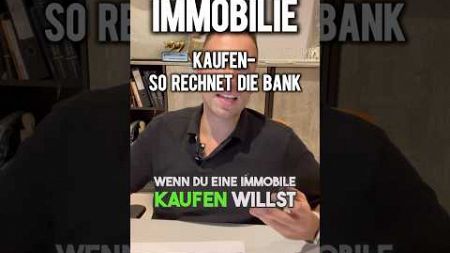 Immobilienkredit BANK rechnet SO #immobilienfinanzierung #immobilien #immobilieninvestment #finanzen