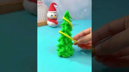 Very Simple Craft | Christmas Is Coming, Make A Clay Christmas Tree With Me In 20 Seconds