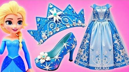 ❄️ Magical Elsa Christmas Crafts: Snow Sparkle Outfit &amp; Festive DIYs! 🎄✨