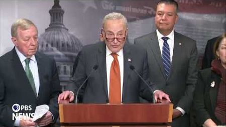 WATCH: Senate Democrats hold news conference after confirming 235th judge of Biden&#39;s presidency