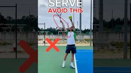 How to Serve in Tennis (common mistakes ) #tennis #tennisserve #serve #tennisshorts