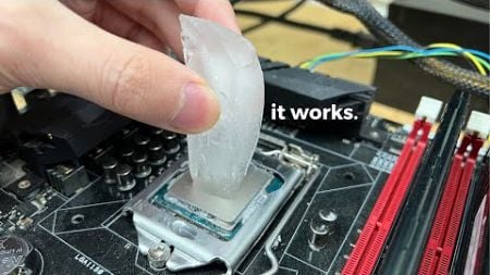 Why aren&#39;t PCs cooled with ICE?