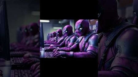 DEADPOOL CLONES AT COMPUTER CLUB 🖥️ AI #deadpool #marvel