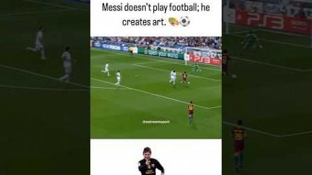 Messi Don&#39;t Play Football; he creates art. #seo