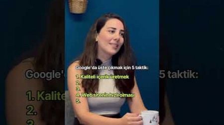 🎯 Google’da Üst Sıralara Çıkmak İçin En İyi 5 SEO Taktiği 🎯 - MD Robotik Öğretmeni #memes #shorts